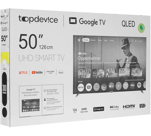 TOPDEVICE TDTV50CQ09U UHD SMART TV