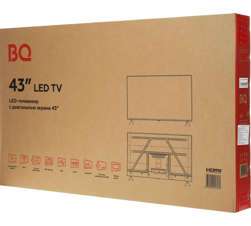 BQ 43FS38B FHD SMART TV Android Безрамочный