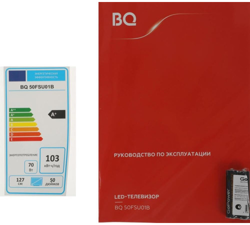 BQ 50FSU01B UHD SMART TV Tizen OS безрамочный