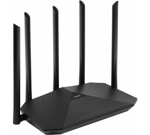 DIGMA Роутер беспроводной DWR-AX1501 AX1500 10/100/1000BASE-TX черный
