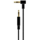 AKSBERRY (6900284120010) x176 угловой jack 3.5мм круглый в тканевой оплетке 1м, черный