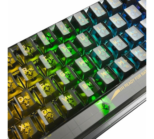 REDRAGON (71737) Fizz RU,RGB,прозрачный черный, механическая