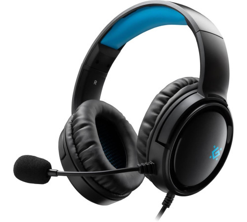 DEFENDER (64548) Abyss черный, провод 2 м