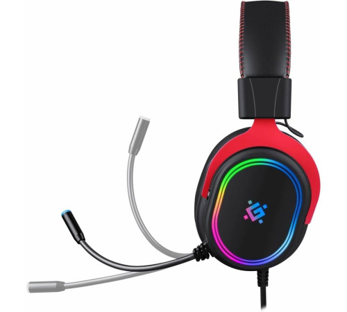 DEFENDER (64584) Vapor черный, 7.1, RGB, провод 2.2 м