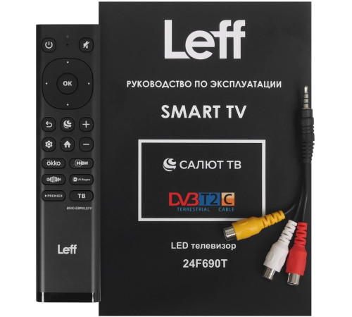 LEFF 24F690T FHD SMART TV Салют