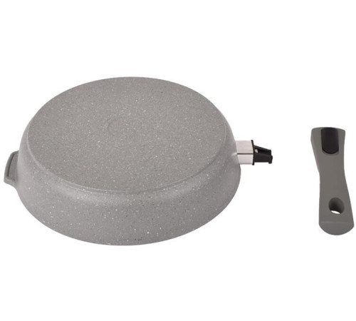 KUKMARA Смс283а а/пр литая 28см съемн/руч Светлый мрамор