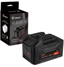 DEKO R-UNV6.0 ULTRA+, Li-ion, 20В, 6.0А*ч, с повышенной токоотдачей 083-1019