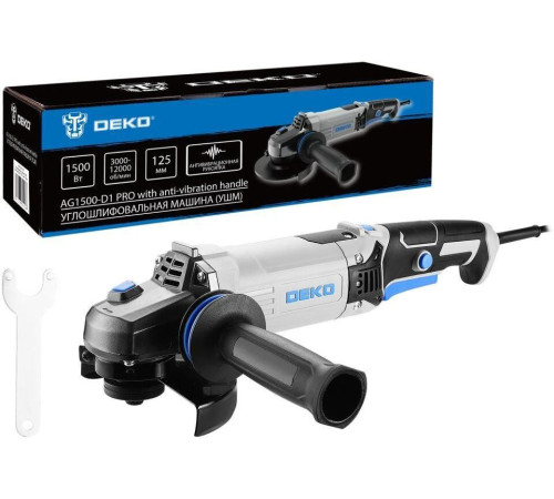 DEKO AG1500-D1 PRO, 125мм, 1500 Вт 083-1028