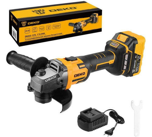 DEKO DKAG-125, 20В, 1*4.0Ач 083-1063