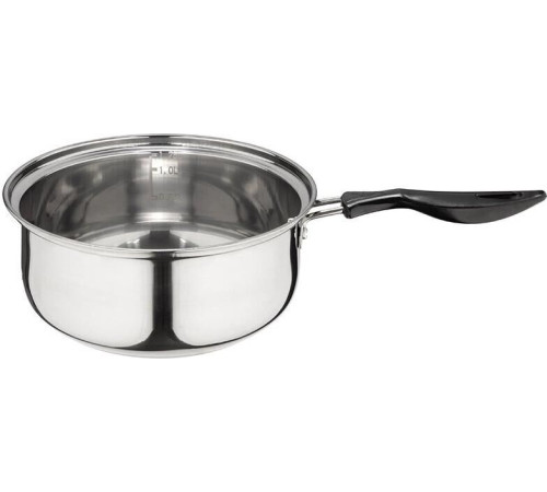 БЕЗ ТМ Ковш Promo, объем 1,25 л, из нержавеющей стали с ручкой из нейлона (104618)