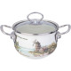 Кастрюля AGNESS 943-065 FAMILY HOUSE со ст.крышкой 1,5л