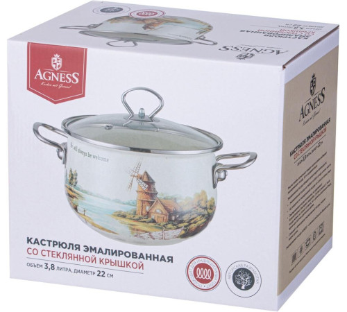 AGNESS 943-068 FAMILY HOUSE со ст.крышкой 3,8л