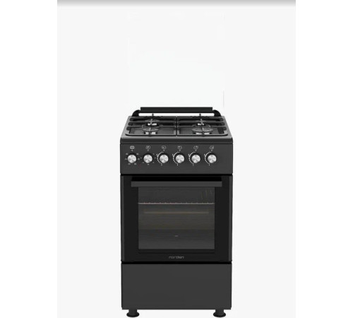 Плита газоэлектрическая NORDEN FF5405GAZD Черный матовый