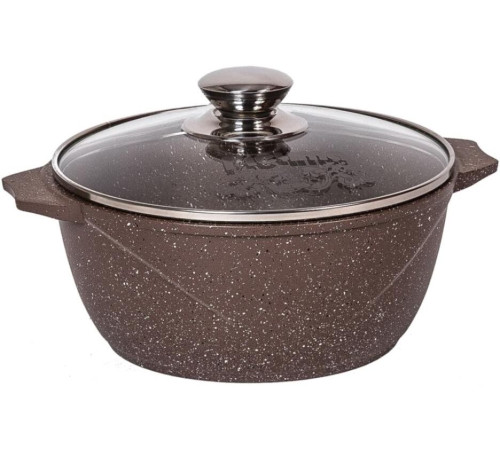 МЕЧТА 44806 Гранит brown 4л со стеклянная крышка