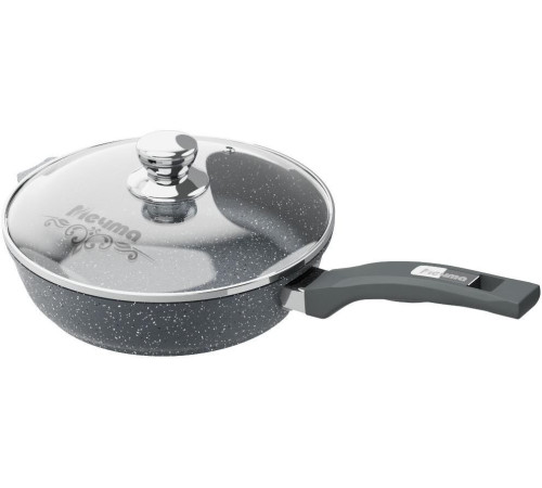 МЕЧТА С22701 Гранит 22см несъемная ручка стеклянная крышка