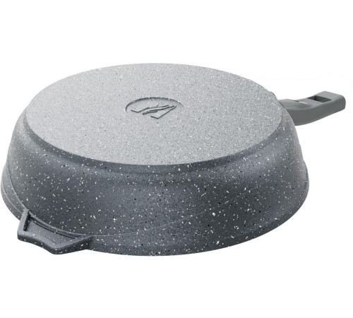 МЕЧТА С24701 Гранит 24см несъемная ручка стеклянная крышка