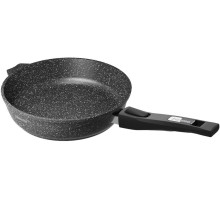 МЕЧТА 022802И Гранит black Induction Pro 22см съемная ручка