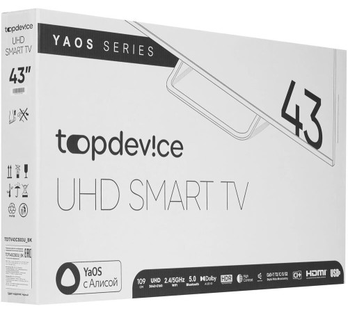 TOPDEVICE TDTV43CS03U UHD SMART TV