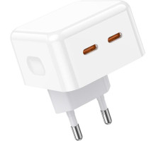 BOROFONE (6941991101113) BA76A 2Type-C 3.0A PD 35W , White