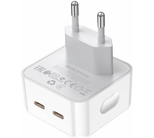 BOROFONE (6941991101113) BA76A 2Type-C 3.0A PD 35W , White