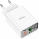 HOCO (6931474769824) C100Aaa 1USB+1Type-C 3.0A QC3.0 PD 20W , White