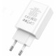 HOCO (6931474769824) C100Aaa 1USB+1Type-C 3.0A QC3.0 PD 20W , White
