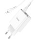 HOCO (6931474769824) C100Aaa 1USB+1Type-C 3.0A QC3.0 PD 20W , White
