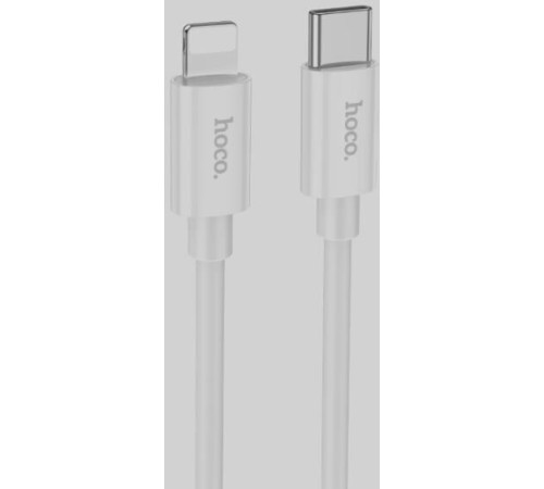 Кабель HOCO (6931474783189) X87i PD USB PD 20W USB-Lightning 8-pin , силикон 1м - белый