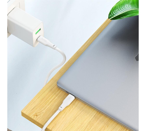 HOCO (6931474790736) X93aa 240W USB 5.0A PD 240W для Type-C Type-C , 1м - белый