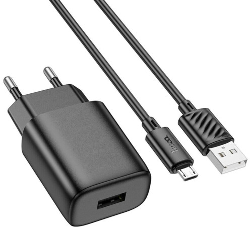 HOCO (6942007621298) C134A 1USB 2.4A H , Black