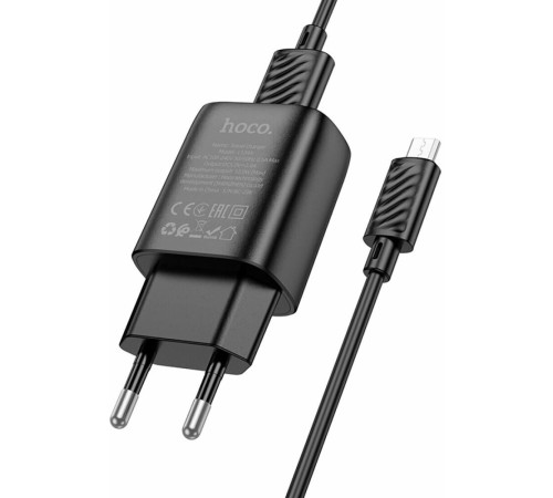 HOCO (6942007621298) C134A 1USB 2.4A H , Black