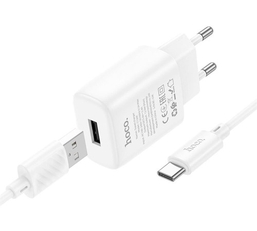 HOCO (6942007621304) C134A 1USB 2.4A , White