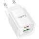 СЗУ HOCO (6942007630276) C147A 1USB+1Type-C 3.0A PD 20W+QC3.0 , White