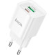 СЗУ HOCO (6942007630276) C147A 1USB+1Type-C 3.0A PD 20W+QC3.0 , White