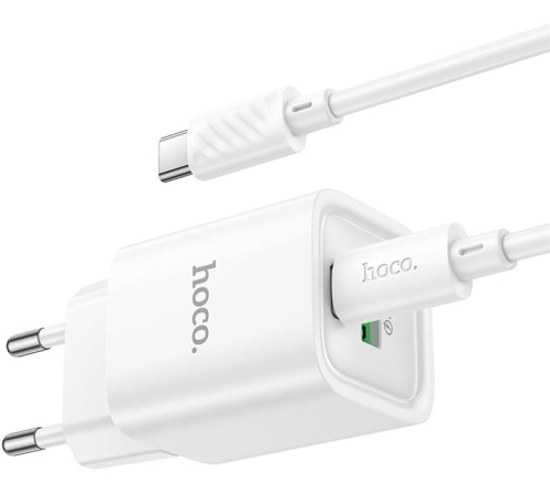 HOCO (6942007630337) C149A СЗУ 1USB+1Type-C 3.0A PD 30W+QC3.0 , White