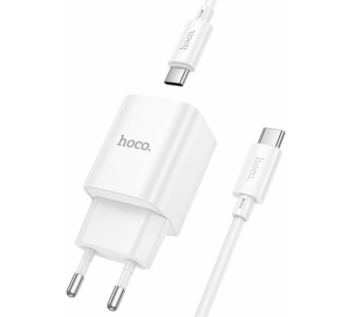 HOCO (6942007630337) C149A СЗУ 1USB+1Type-C 3.0A PD 30W+QC3.0 , White
