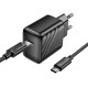 HOCO (6942007639750) CS24A 1Type-C PD 25W быстрая зарядка , Black