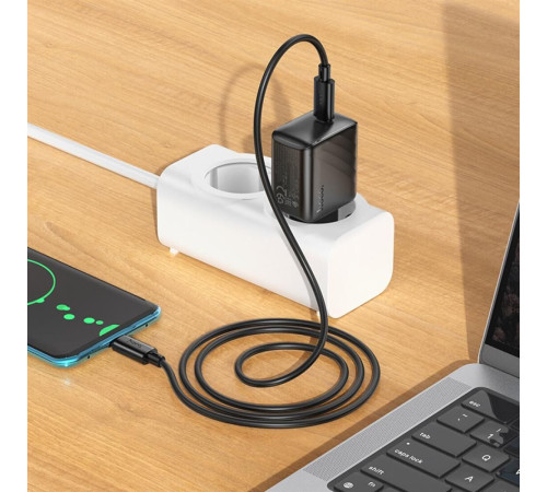 HOCO (6942007639750) CS24A 1Type-C PD 25W быстрая зарядка , Black