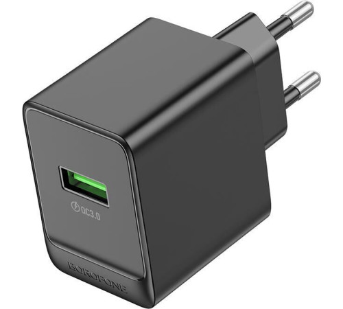 СЗУ BOROFONE (6941991104732) BAS12A 1USB 3.0A QC3.0 18W Black