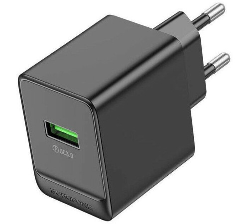 СЗУ BOROFONE (6941991104732) BAS12A 1USB 3.0A QC3.0 18W Black