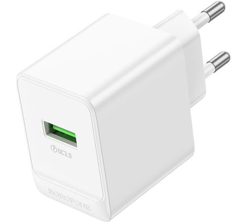 BOROFONE (6941991104749) BAS12A 1USB 3.0A QC3.0 18W White
