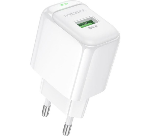 BOROFONE (6941991113789) BAS42A 1USB 3.0A QC3.0 18W White