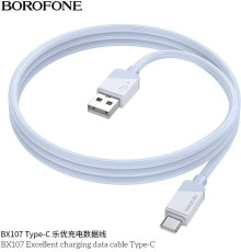 BOROFONE (6941991114083) BX107 USB 3.0A для Type-C Blue 1 м