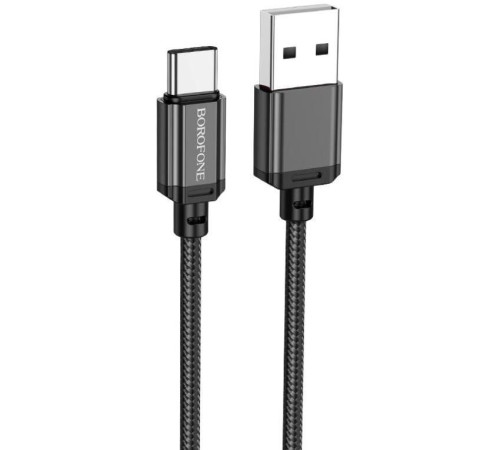 BOROFONE (6974443389043) BX87 USB 3.0A для Type-C Black 1 м