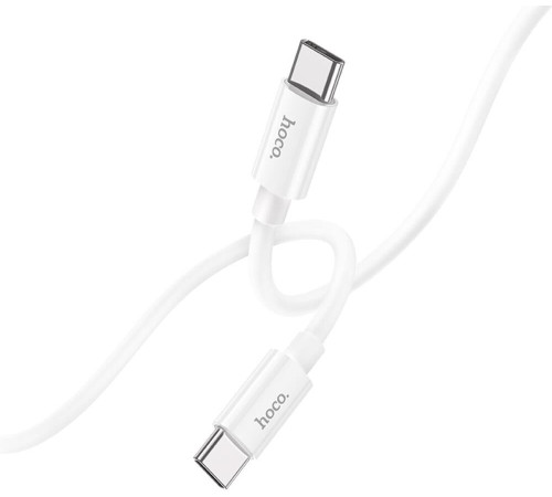 HOCO (6931474783264) силикон 1м USB 3.0A PD 60W для Type-C Type-C White 1 м