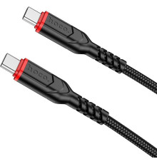 HOCO (6931474794147) X59 USB 3.0A 60W для Type-C Type-C Black 1 м