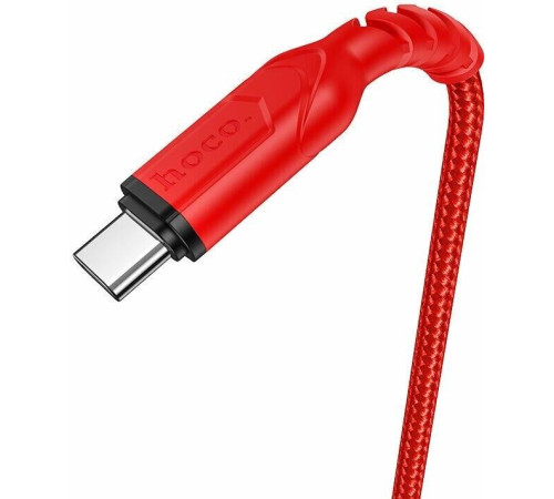 HOCO (6931474794154) X59 USB 3.0A 60W для Type-C Type-C Red 1 м