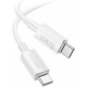 HOCO (6942007626309) X107 USB 3.0A для Type-C White 1 м
