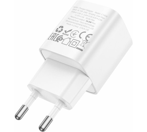 HOCO (6942007630214) C145A 1USB 3.0A QC3.0 18W White
