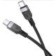 HOCO (6942007636261) X109 USB 3.0A 60W для Type-C Type-C Black 1 м
